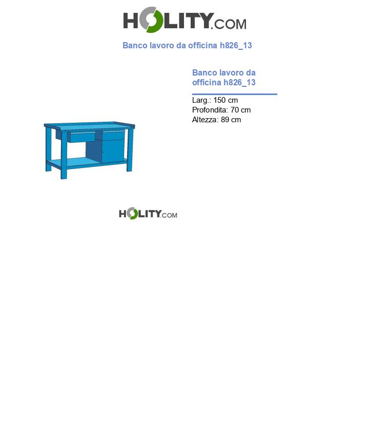 Banco lavoro da officina h826_13