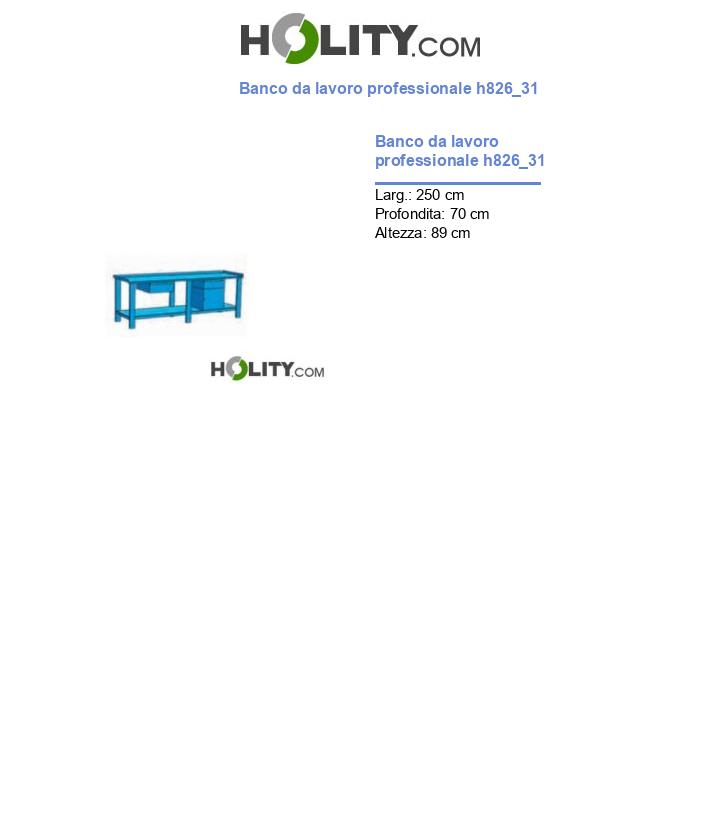 Banco da lavoro professionale h826_31