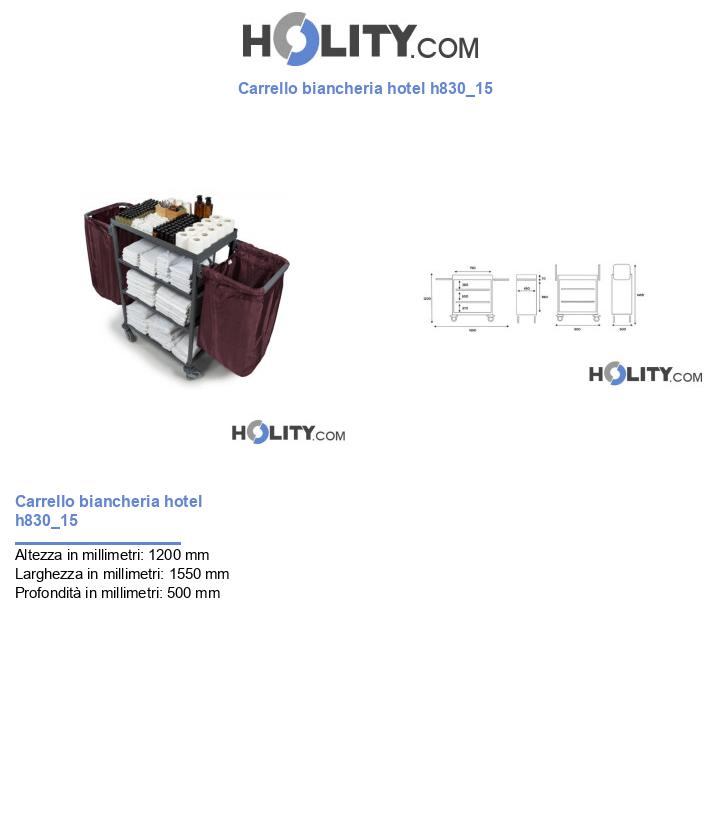 Carrello biancheria hotel h830_15