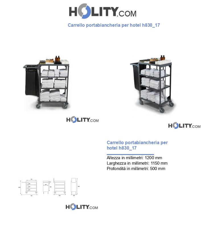 Carrello portabiancheria per hotel h830_17