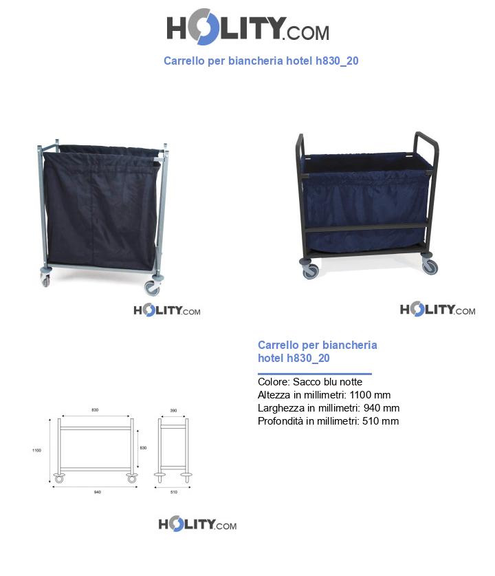 Carrello per biancheria hotel h830_20