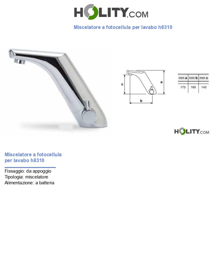 Miscelatore a fotocellula per lavabo h8310
