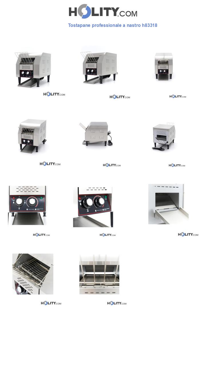 Tostapane professionale a nastro h83318