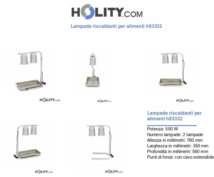 Lampade riscaldanti per alimenti h83332