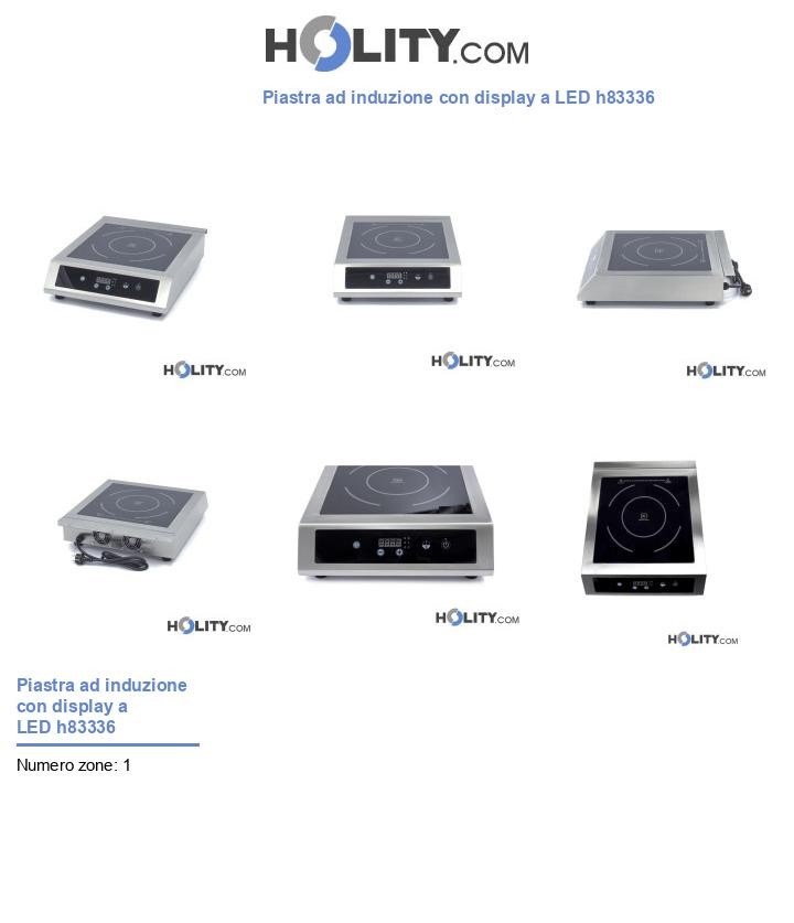 Piastra ad induzione con display a LED h83336