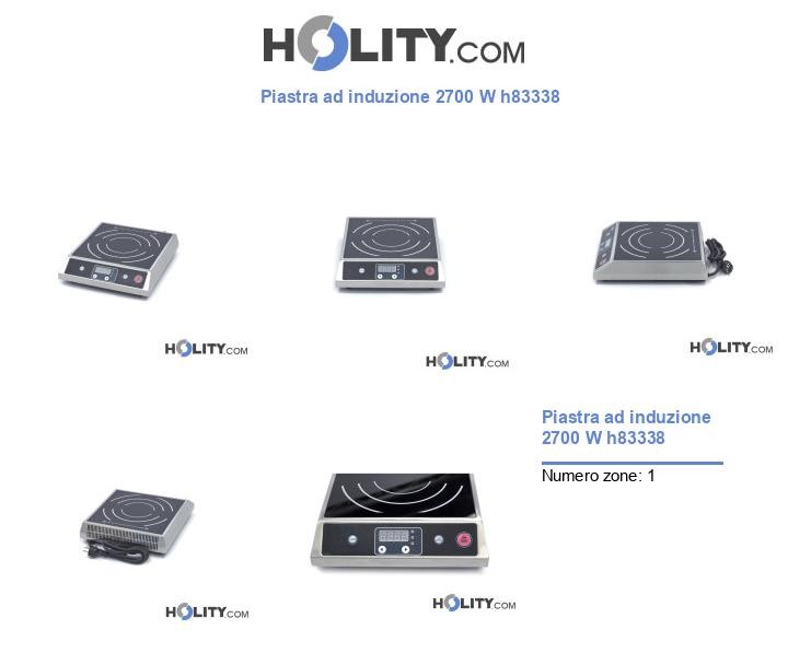 Piastra ad induzione 2700 W h83338