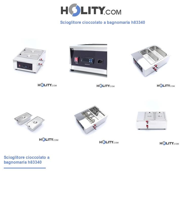 Scioglitore cioccolato a bagnomaria h83340