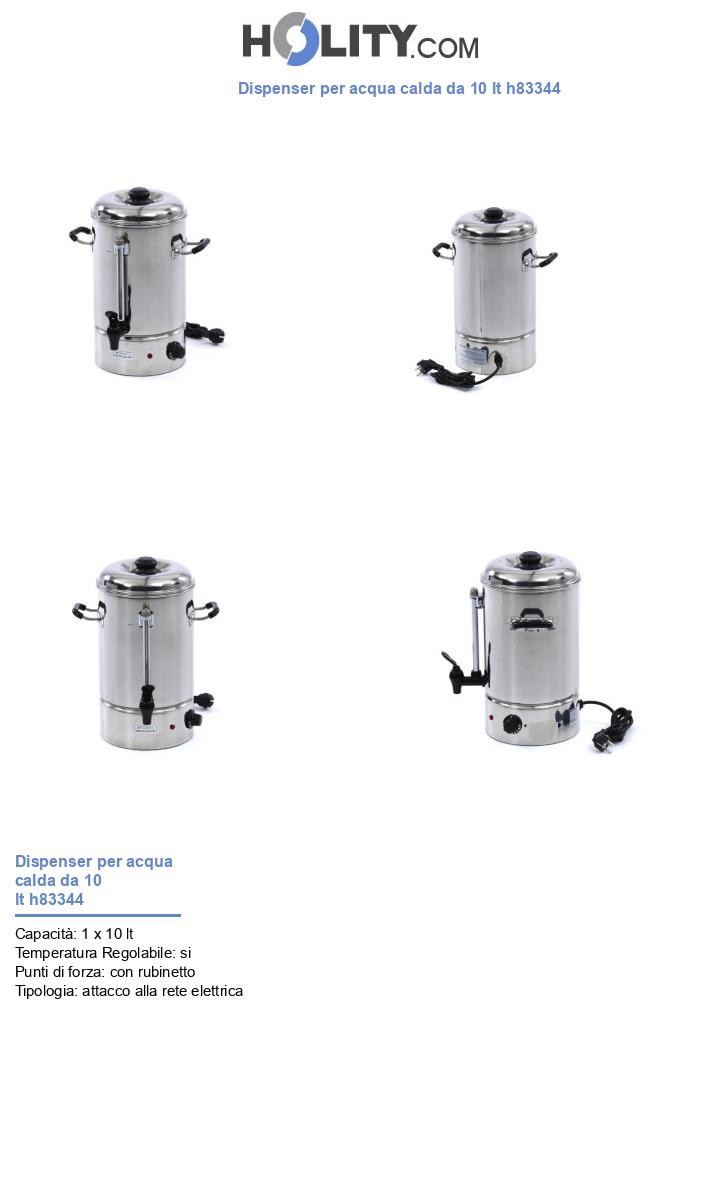 Dispenser per acqua calda da 10 lt h83344