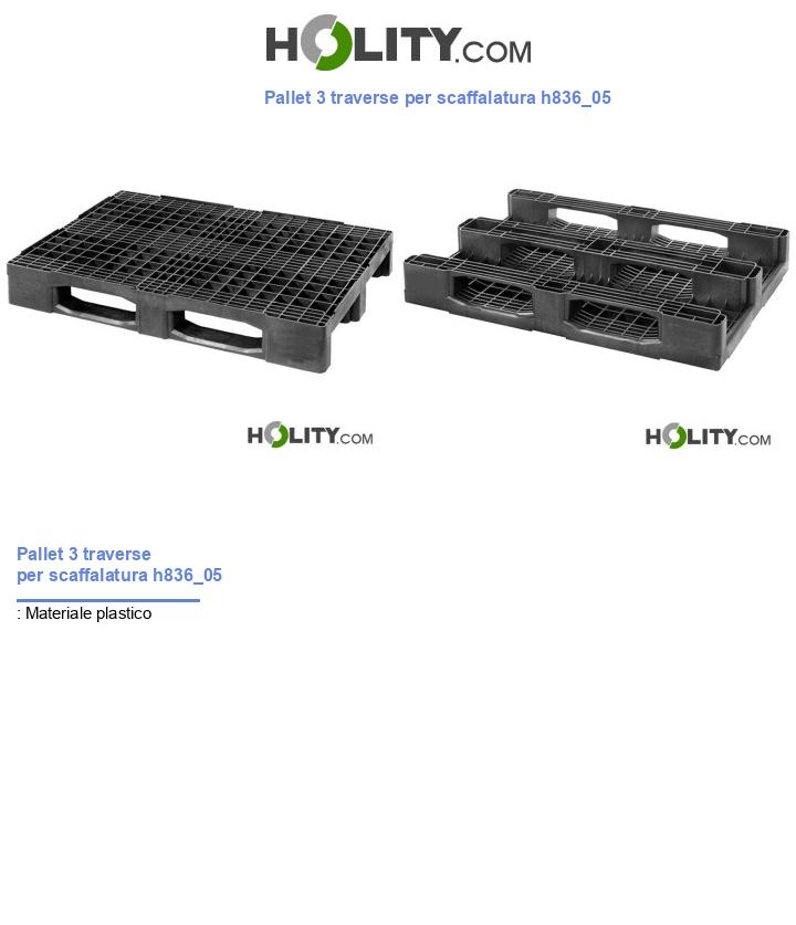 Pallet 3 traverse per scaffalatura h836_05