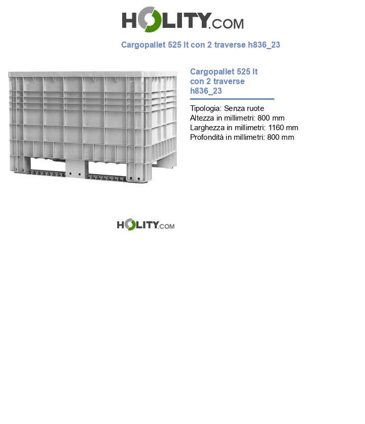 Cargopallet 525 lt con 2 traverse h836_23