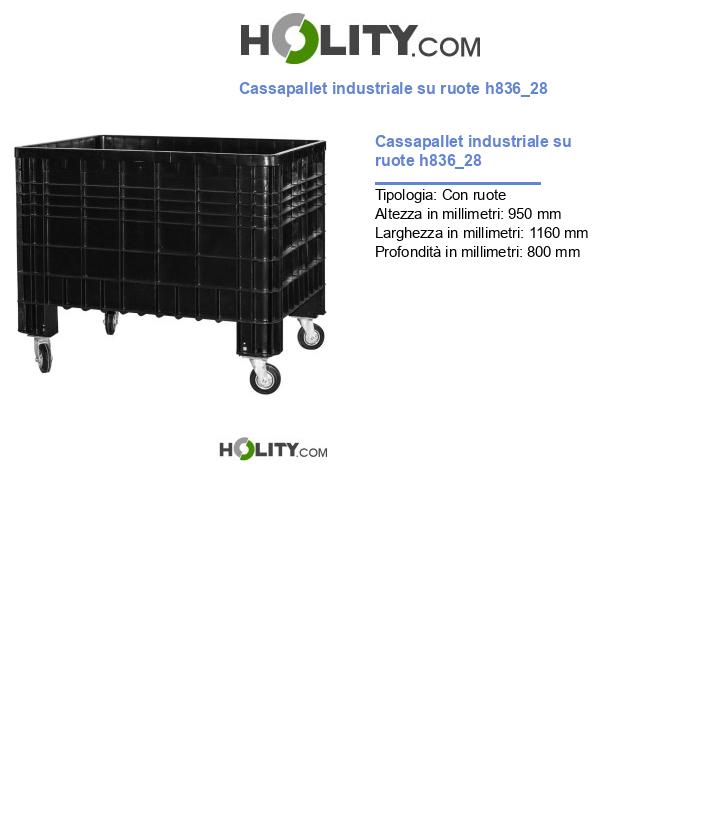 Cassapallet industriale su ruote h836_28