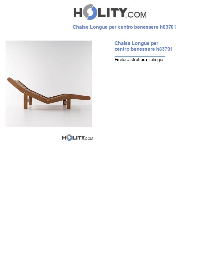 Chaise Longue per centro benessere h44_01