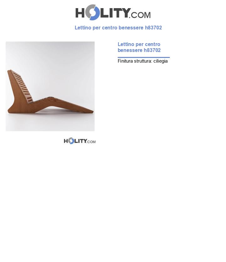 Lettino per centro benessere h44_02