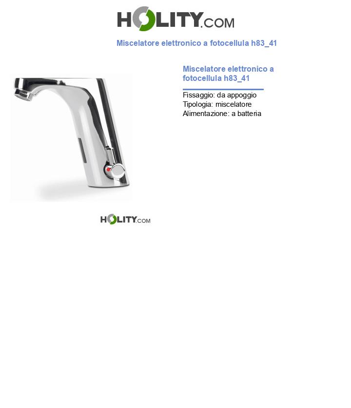 Miscelatore elettronico a fotocellula h83_41