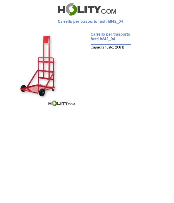 Carrello per trasporto fusti h842_04