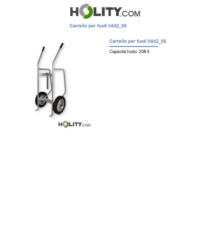 Carrello per fusti h842_08