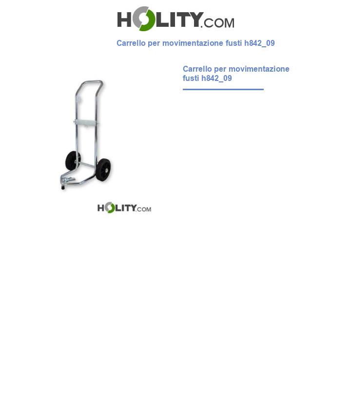 Carrello per movimentazione fusti h842_09