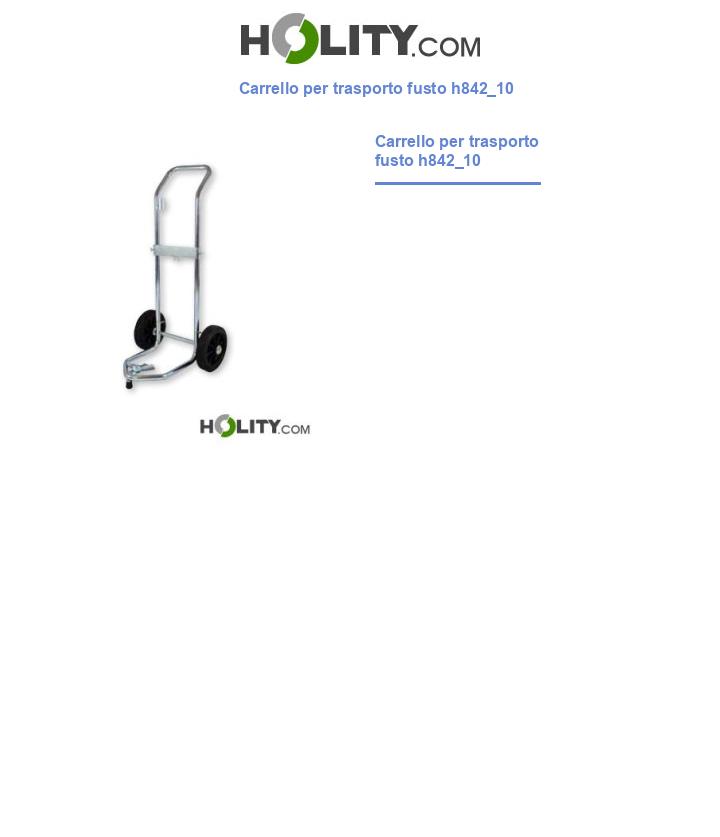 Carrello per trasporto fusto h842_10