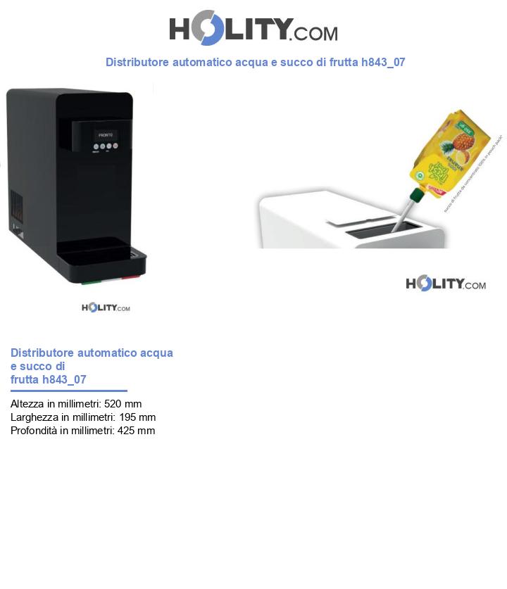 Distributore automatico acqua e succo di frutta h843_07