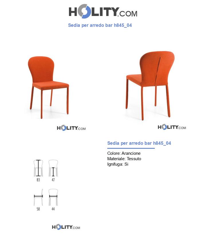 Sedia per arredo bar h845_04