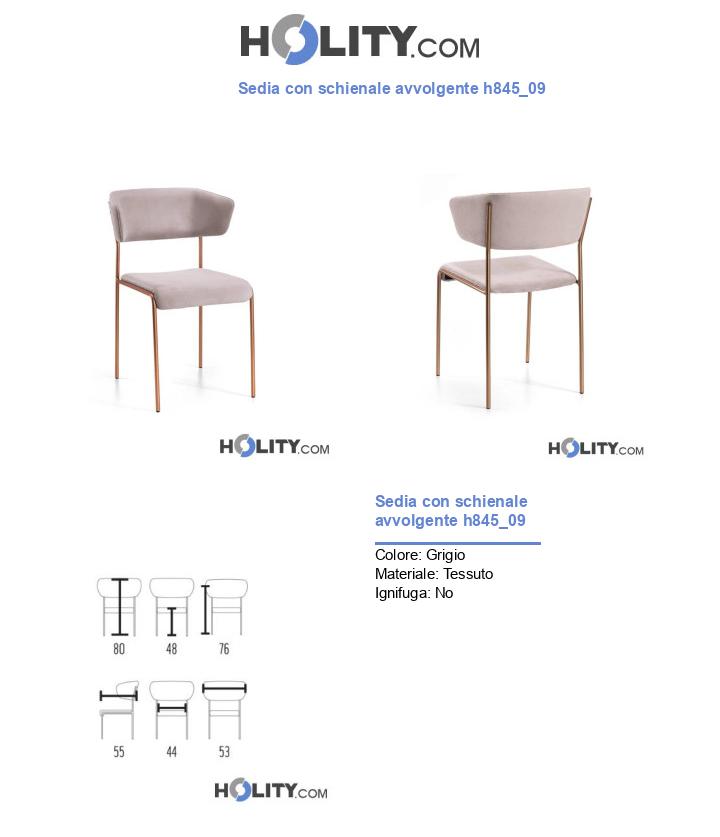 Sedia con schienale avvolgente h845_09