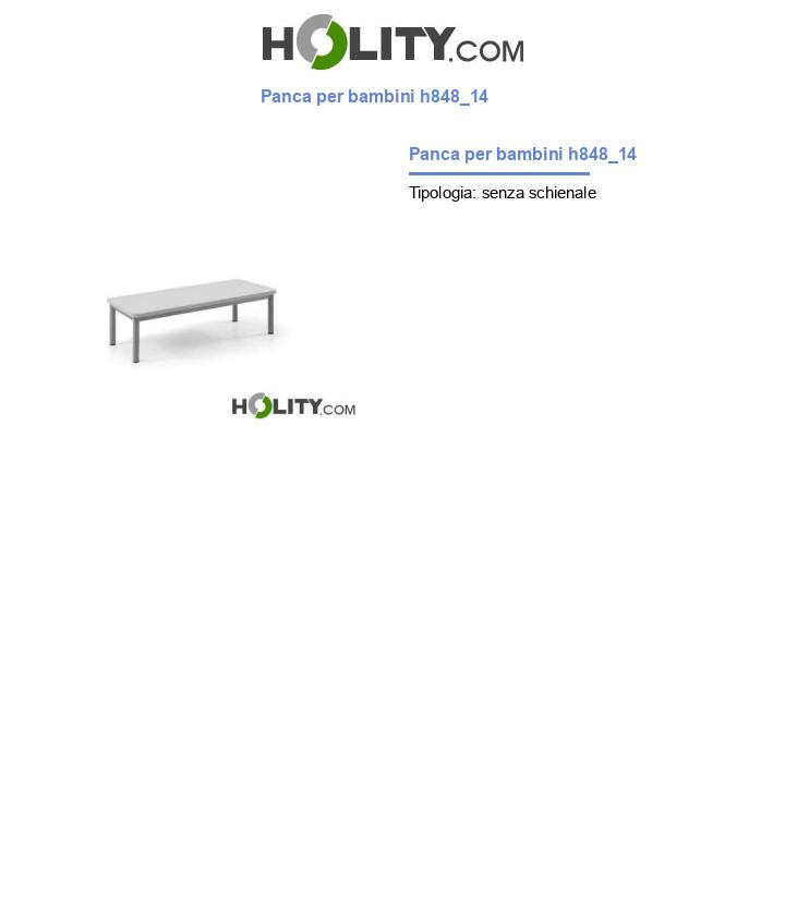 Panca per bambini h848_14