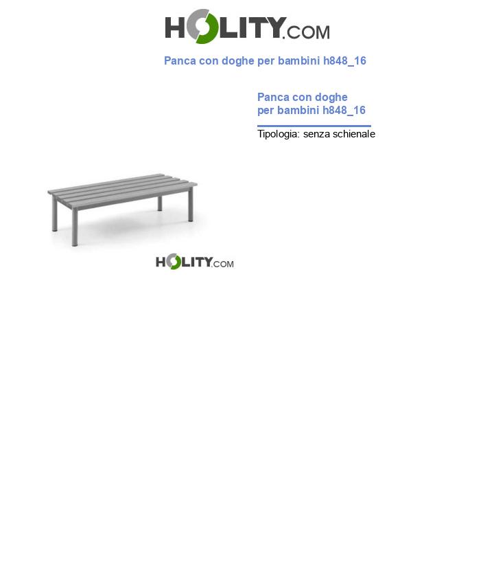 Panca con doghe per bambini h848_16