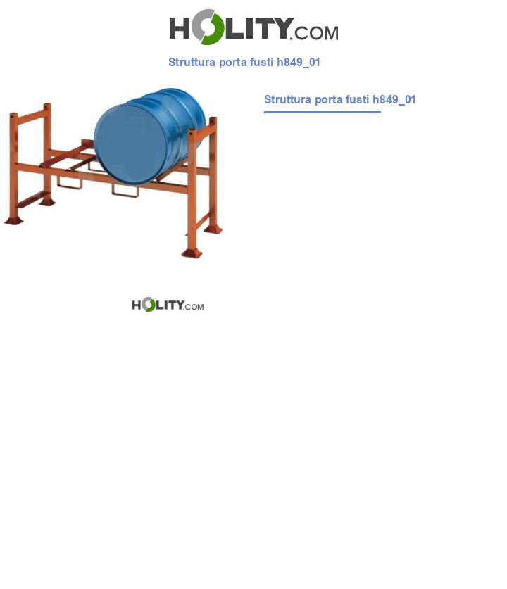 Struttura porta fusti h849_01