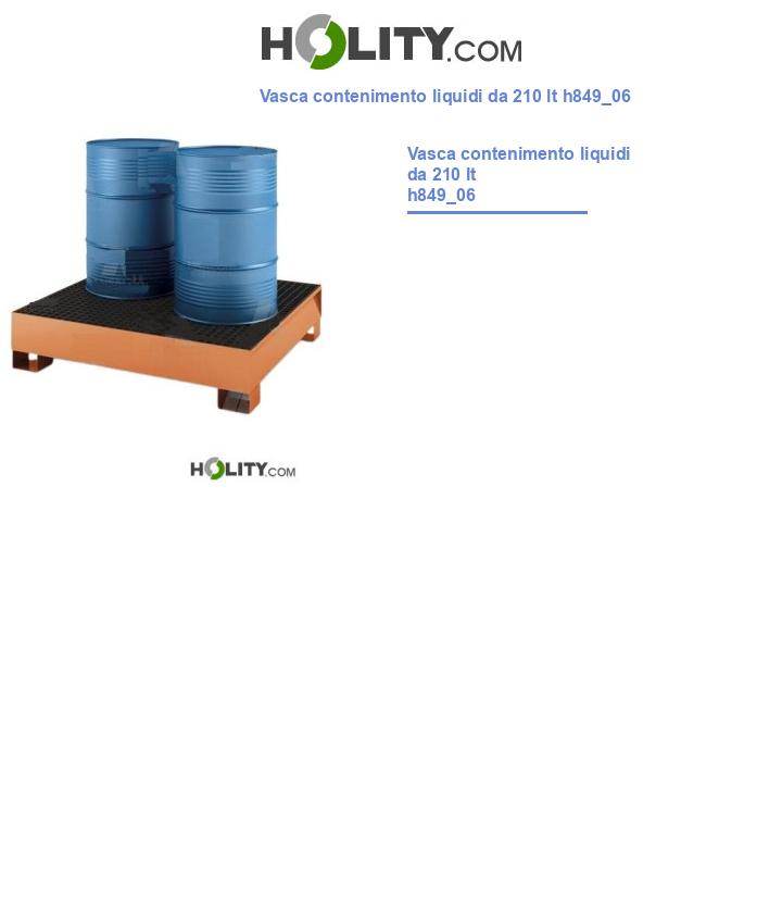 Vasca contenimento liquidi da 210 lt h849_06