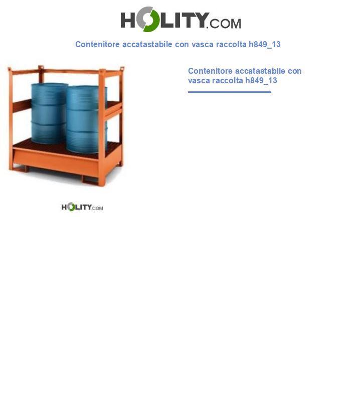 Contenitore accatastabile con vasca raccolta h849_13
