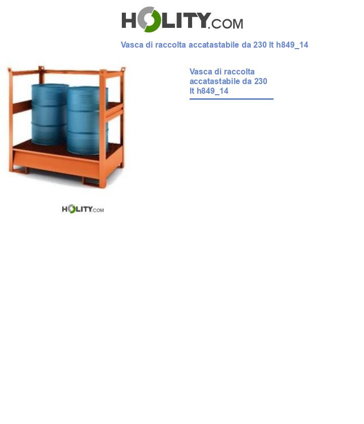 Vasca di raccolta accatastabile da 230 lt h849_14