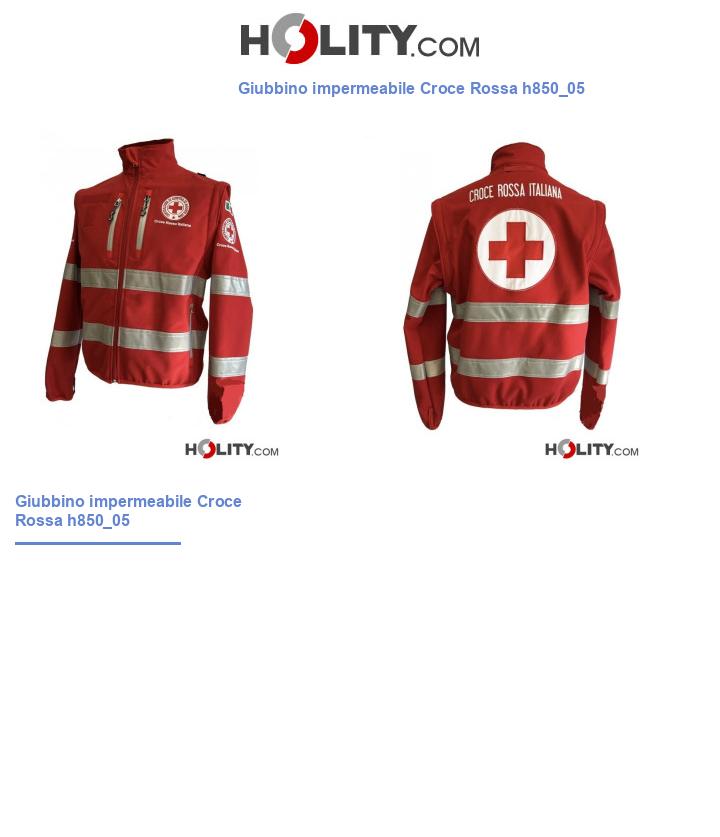 Giubbino impermeabile Croce Rossa h850_05