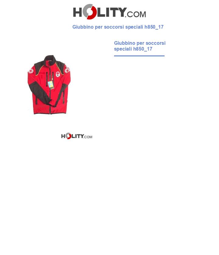 Giubbino per soccorsi speciali h850_17