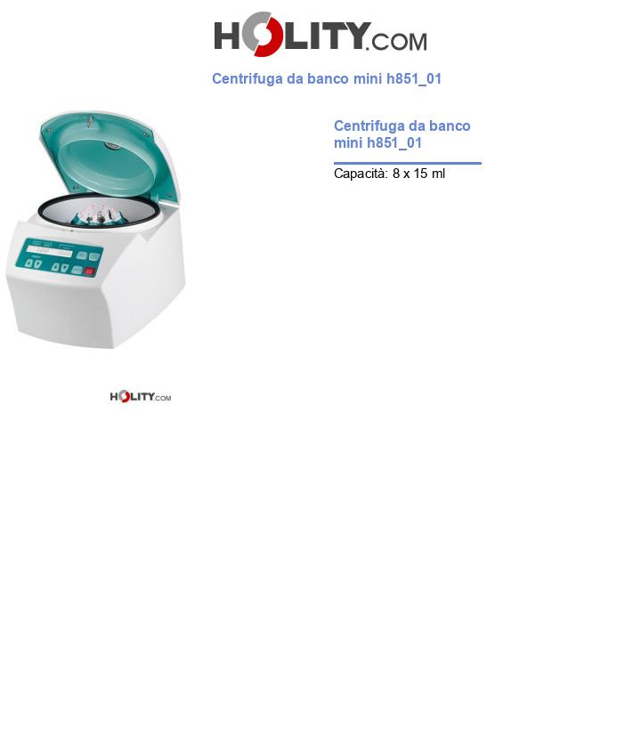 Centrifuga da banco mini h851_01