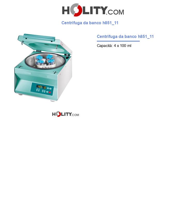 Centrifuga da banco h851_11