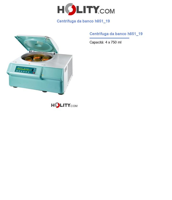Centrifuga da banco h851_19