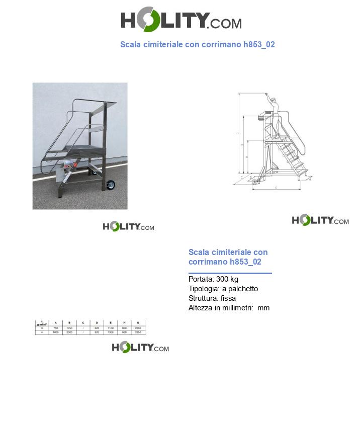 Scala cimiteriale con corrimano h853_02