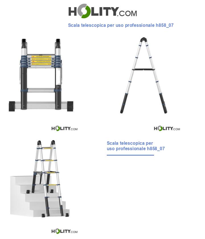 Scala telescopica per uso professionale h858_07
