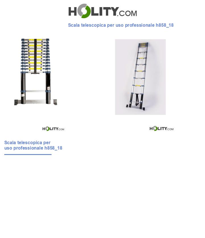 Scala telescopica per uso professionale h858_18
