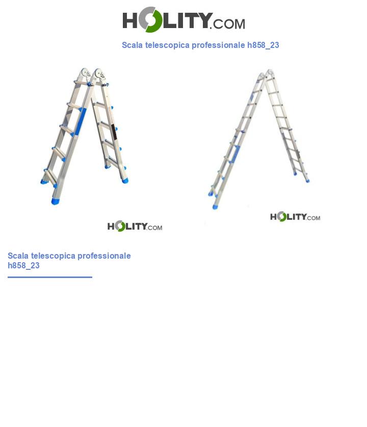 Scala telescopica professionale h858_23