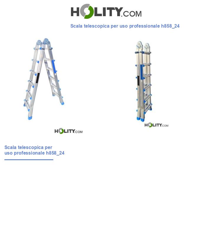 Scala telescopica per uso professionale h858_24