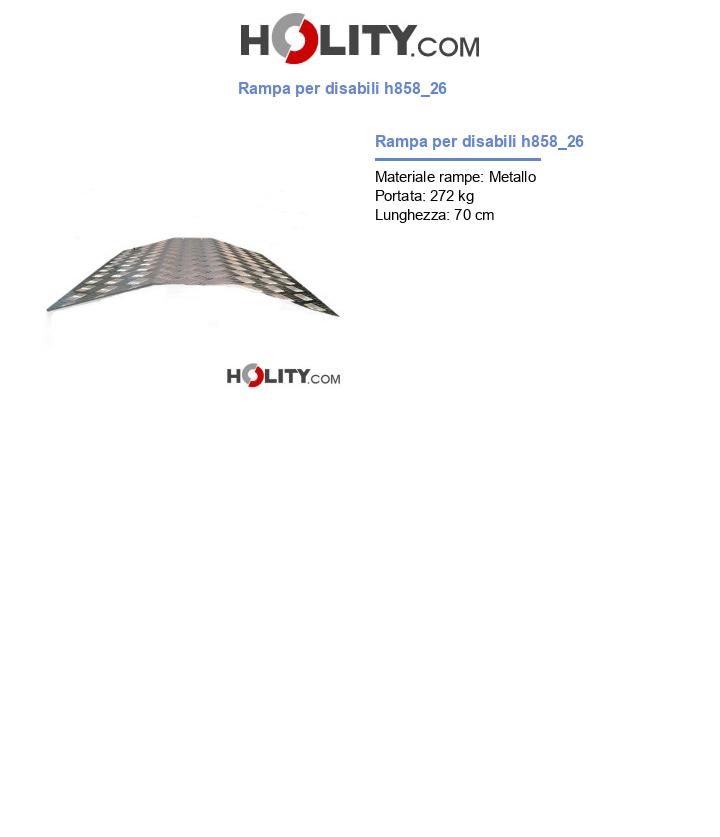 Rampa per disabili h858_26