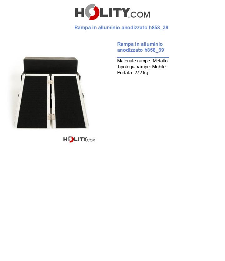 Rampa in alluminio anodizzato h858_39