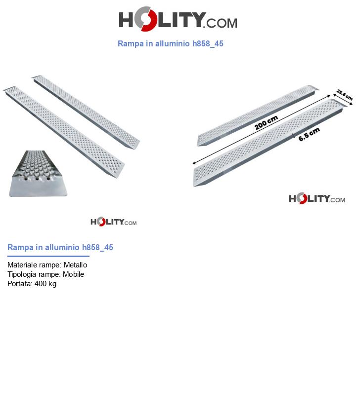 Rampa in alluminio h858_45