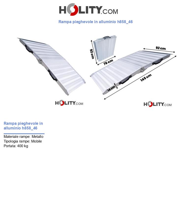 Rampa pieghevole in alluminio h858_46