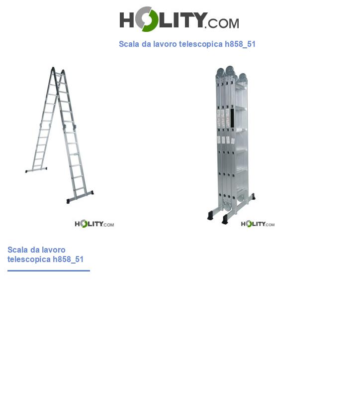 Scala da lavoro telescopica h858_51