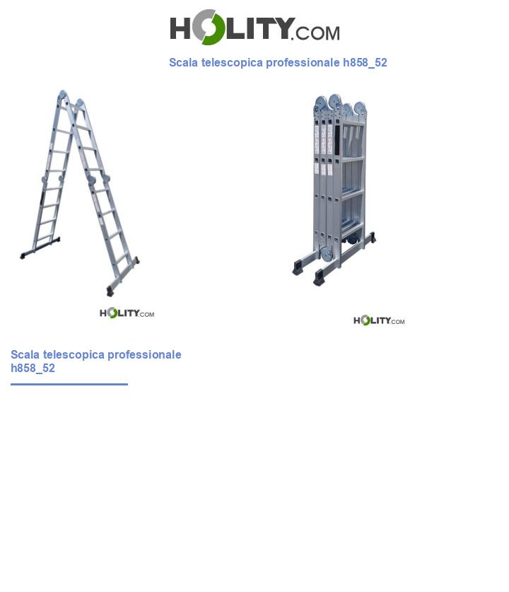 Scala telescopica professionale h858_52