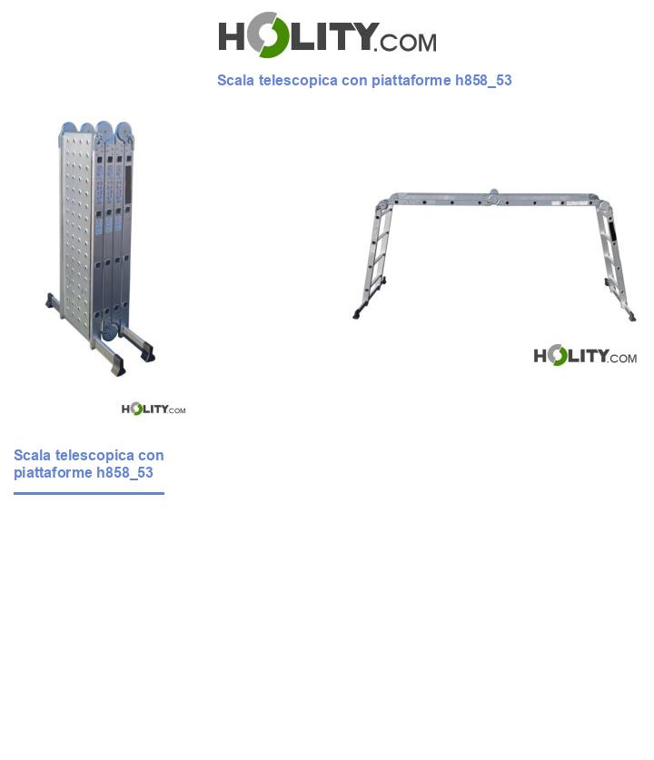Scala telescopica con piattaforme h858_53