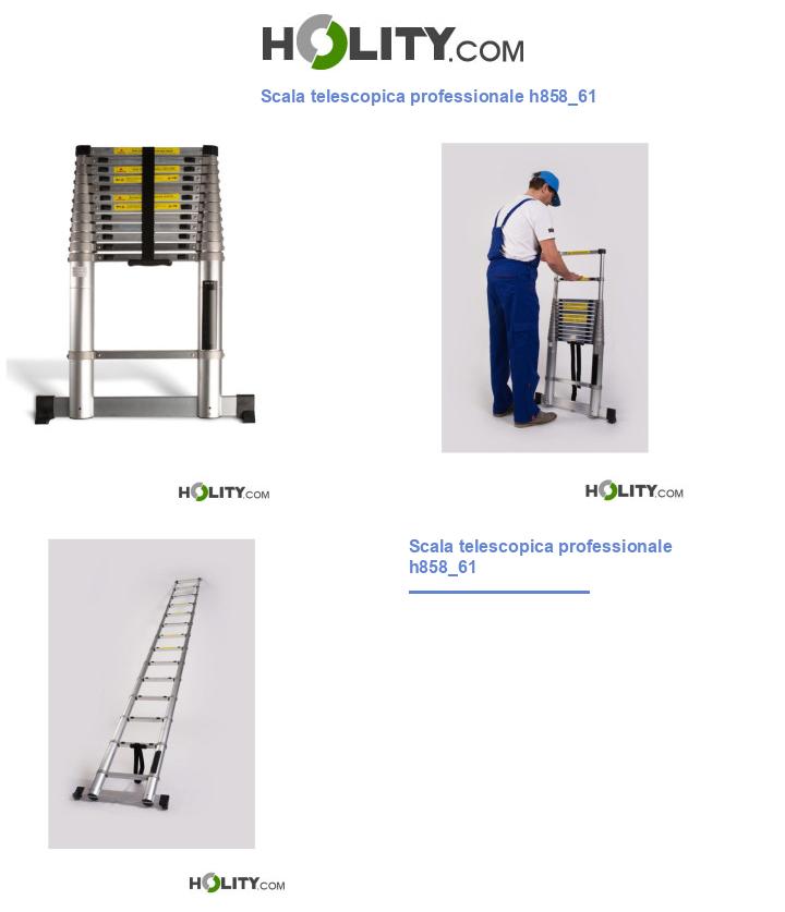 Scala telescopica professionale h858_61