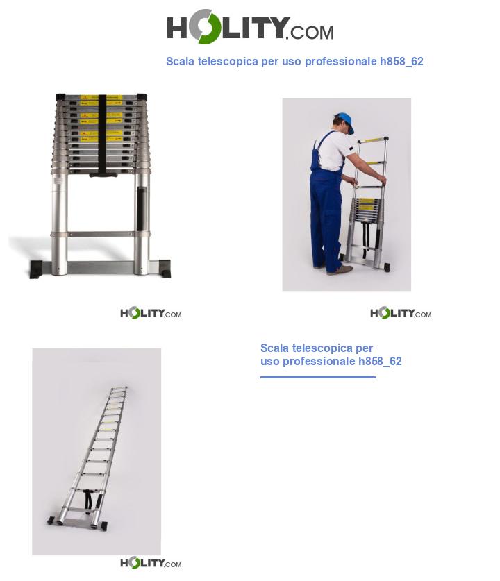 Scala telescopica per uso professionale h858_62